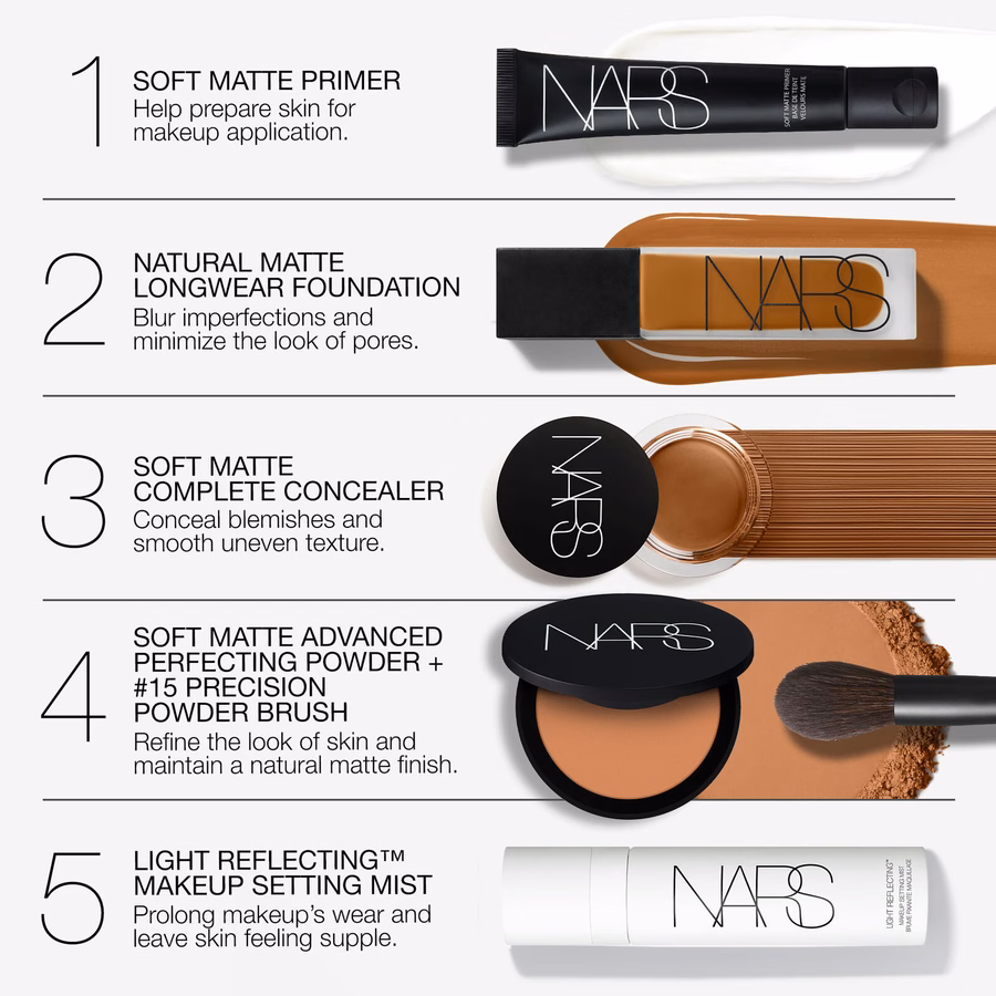 Fondotinta a lunga tenuta dall'effetto opacizzante naturale